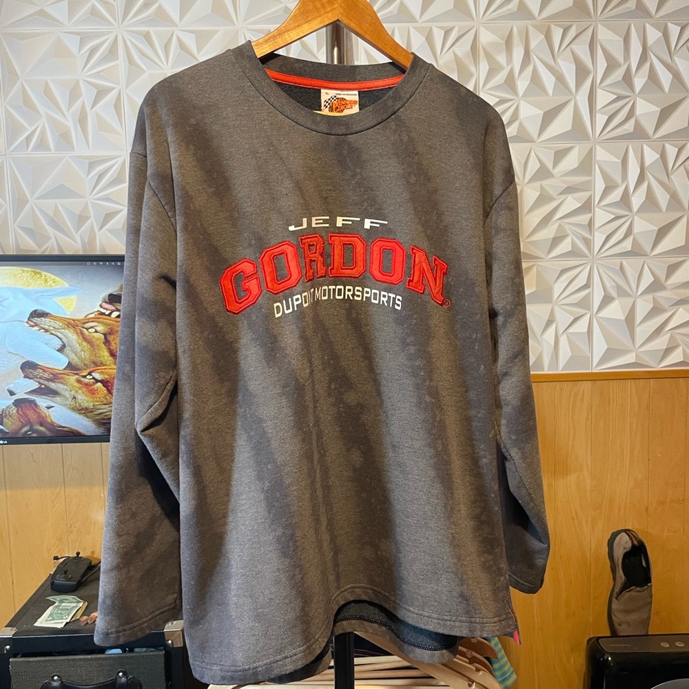 Jeff Gordon DuPont men’s size XL bleach splatter